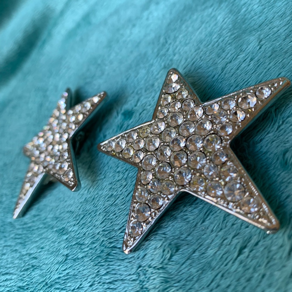 ✨Vintage Crystal Star Earrings✨